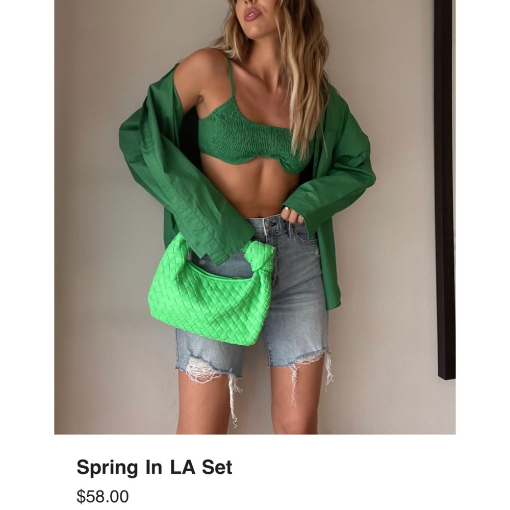 Spring in LA shirt set from Luna B